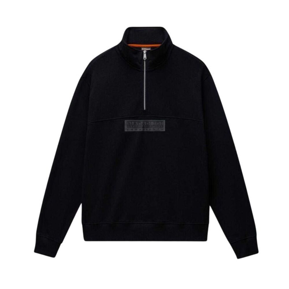Napapijri Mens Box Logo Sweatshirt / Black